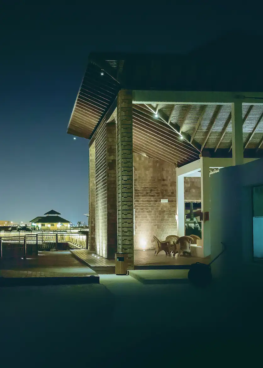 Hotel outside.
