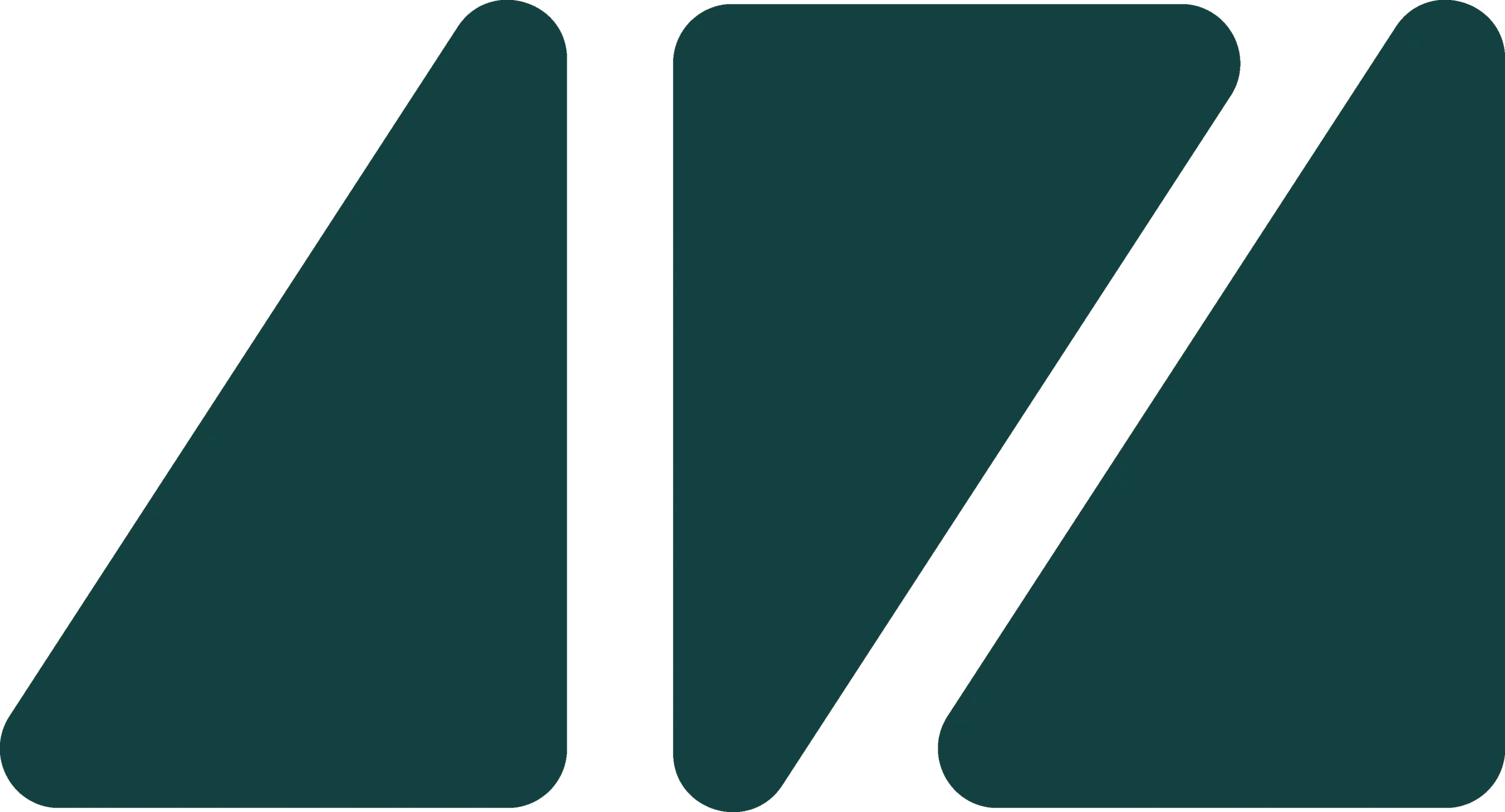 Modular visit logotype in green.