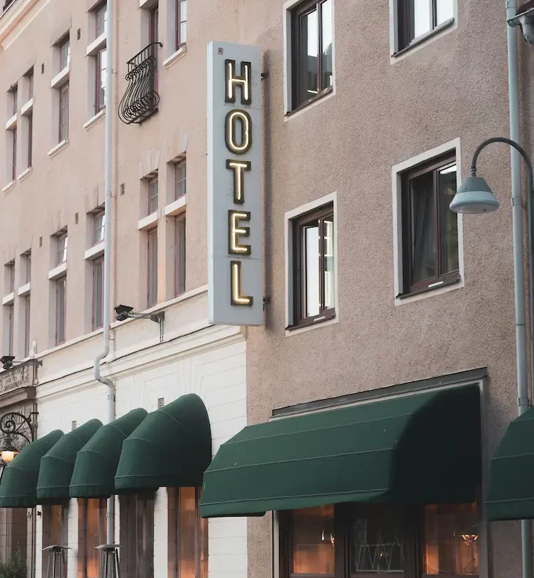 hotel sign